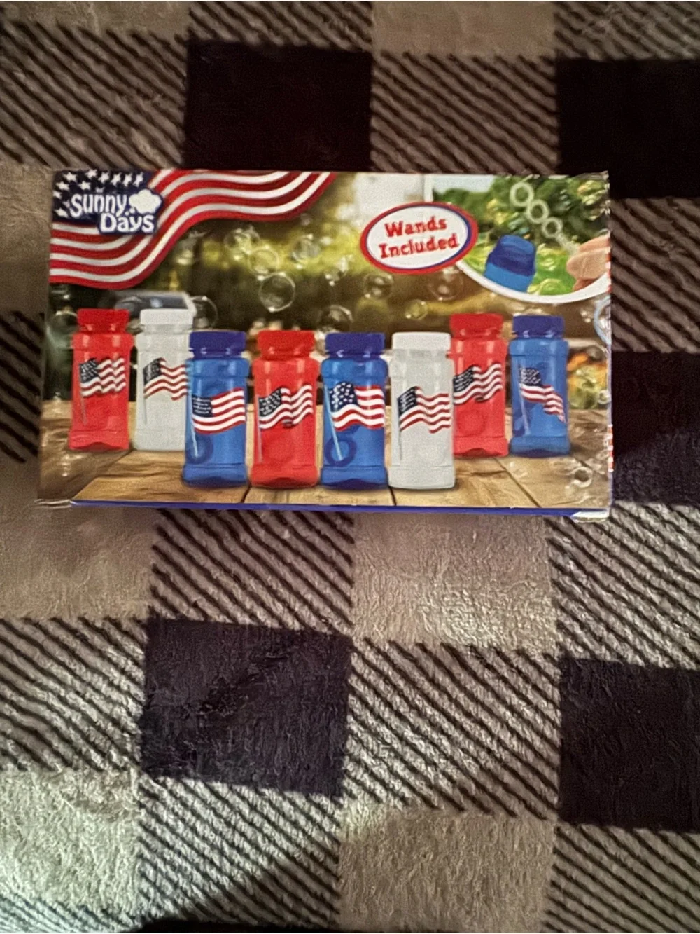 Red & Blue Patriotic Bubbles - 8 Pack